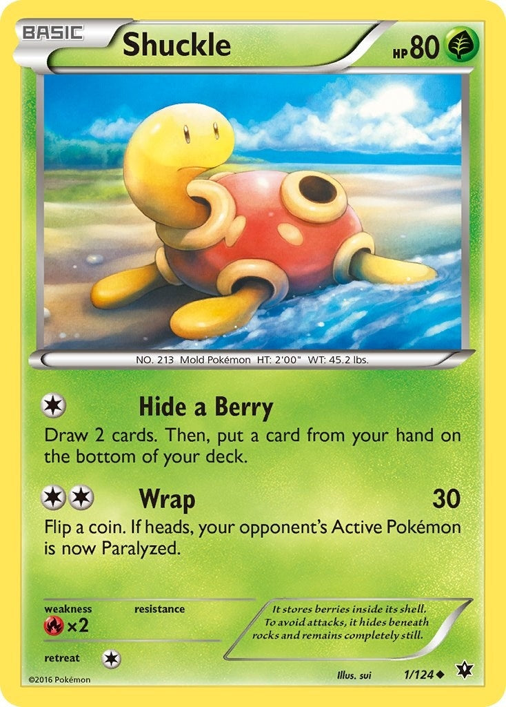 Shuckle (1/124) (XY - Fates Collide)