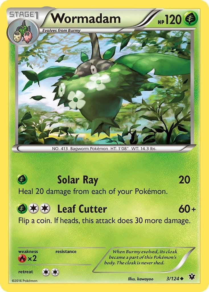 Wormadam (3) (3/124) (XY - Fates Collide)