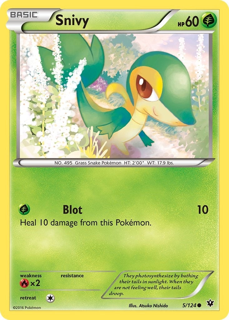 Snivy (5/124) (XY - Fates Collide)