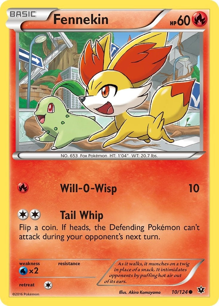 Fennekin (10) (10/124) (XY - Fates Collide)