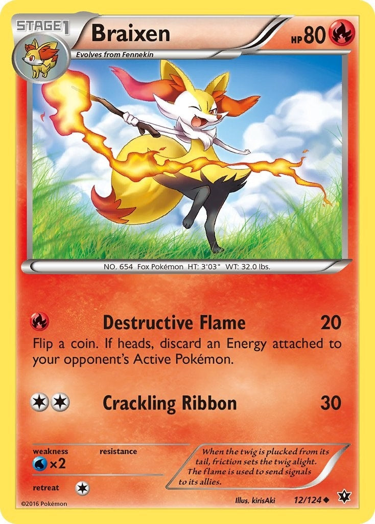 Braixen (12/124) (XY - Fates Collide)