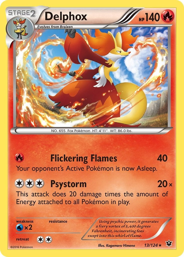Delphox (13/124) (XY - Fates Collide)