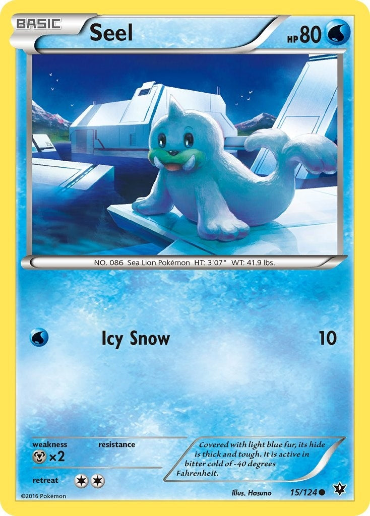 Seel (15/124) (XY - Fates Collide)