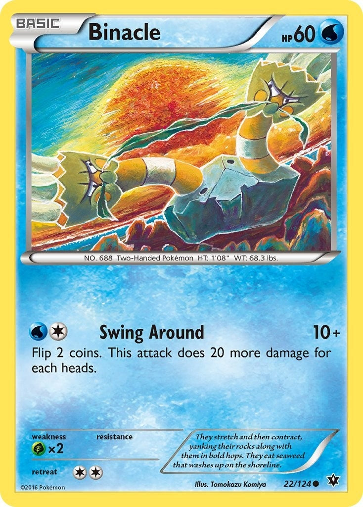 Binacle (22/124) (XY - Fates Collide)