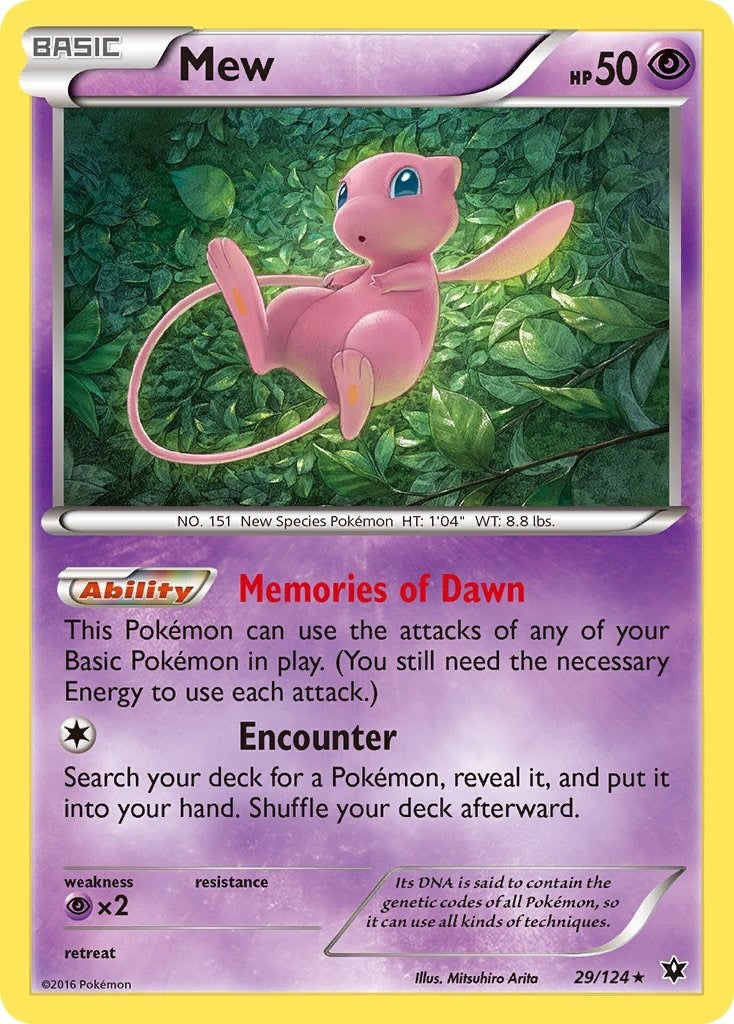 Mew (29/124) (XY - Fates Collide)