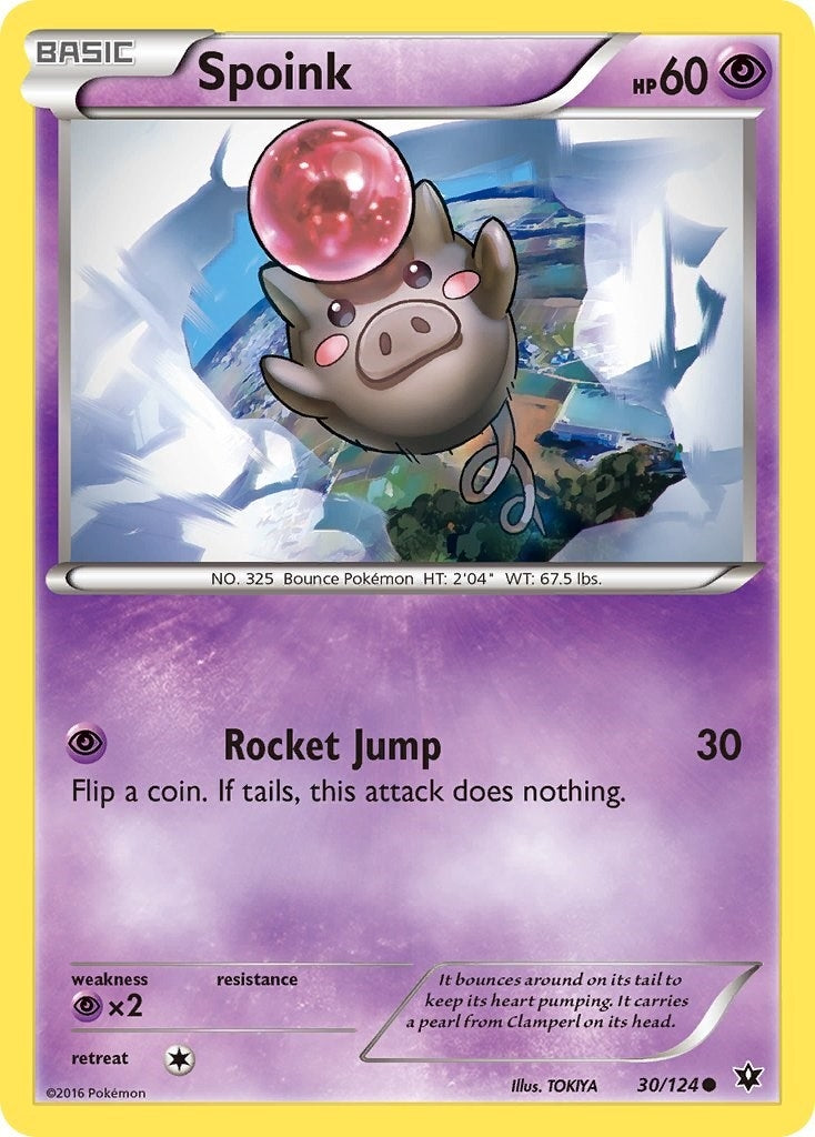Spoink (30/124) (XY - Fates Collide)