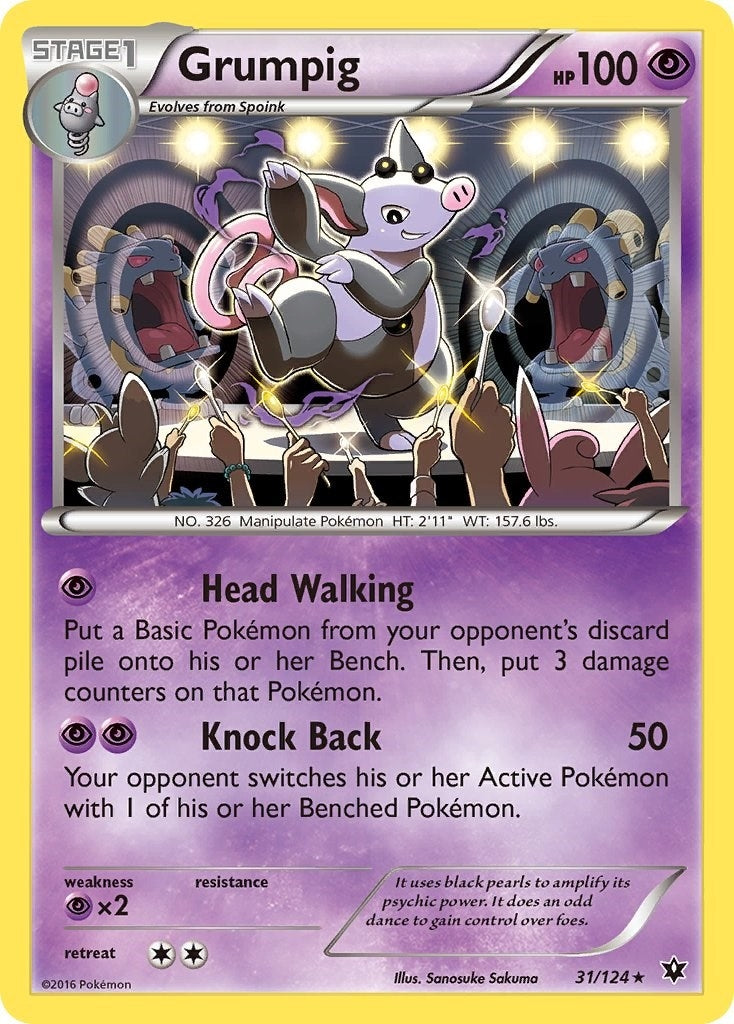 Grumpig (31/124) (XY - Fates Collide)