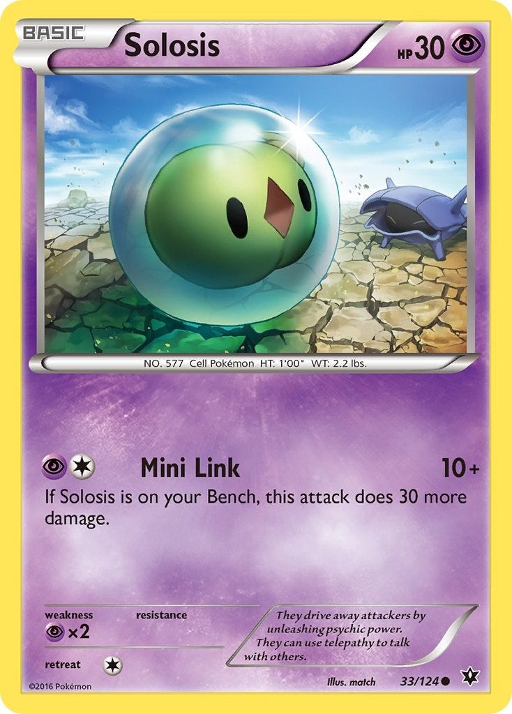 Solosis (33/124) (XY - Fates Collide)