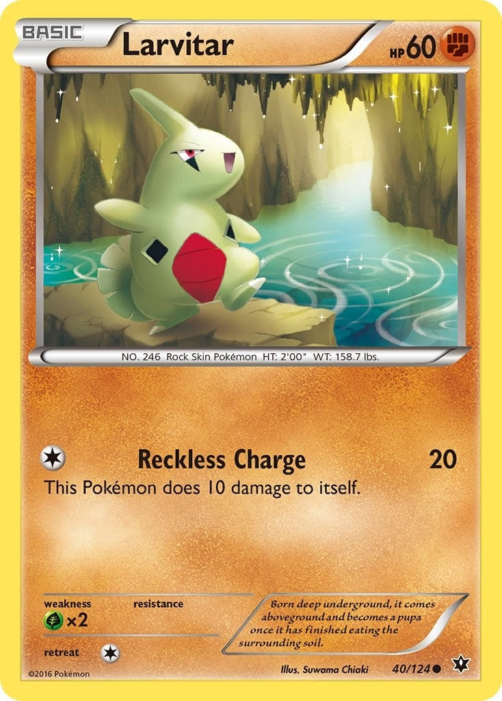 Larvitar (40) (40/124) (XY - Fates Collide)