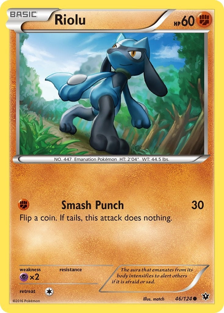 Riolu (46) (46/124) (XY - Fates Collide)