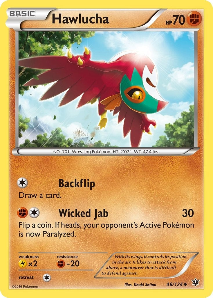 Hawlucha (48/124) (XY - Fates Collide)