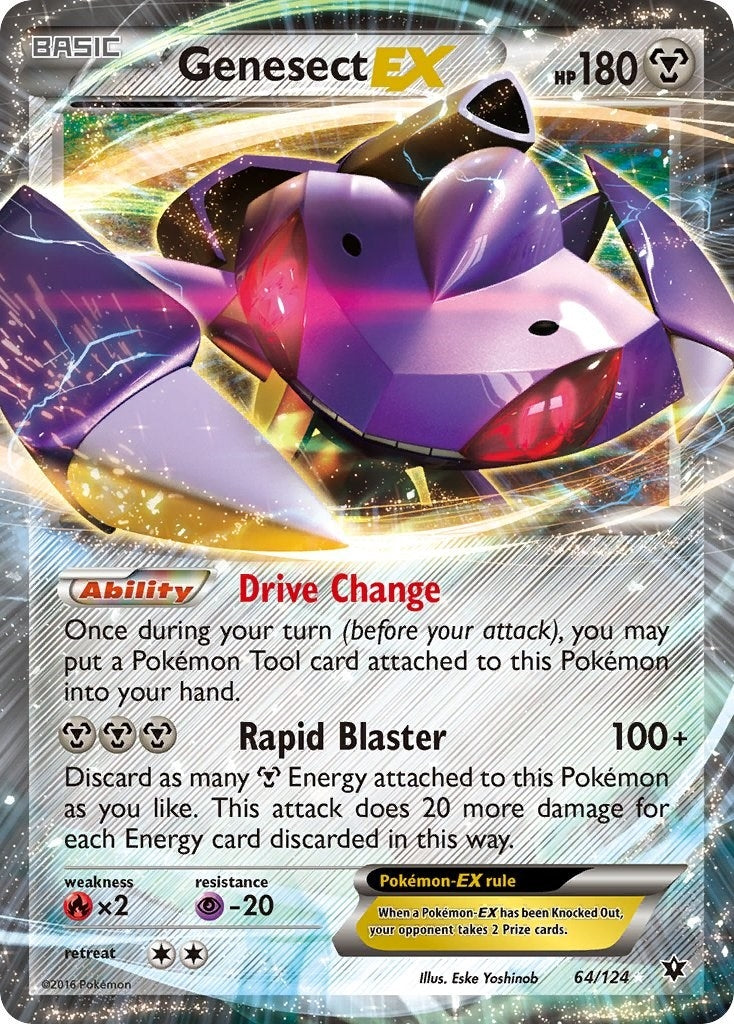 Genesect EX (64/124) (XY - Fates Collide)
