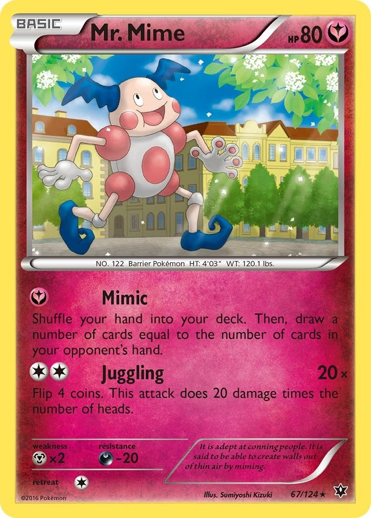 Mr. Mime (67/124) (XY - Fates Collide)