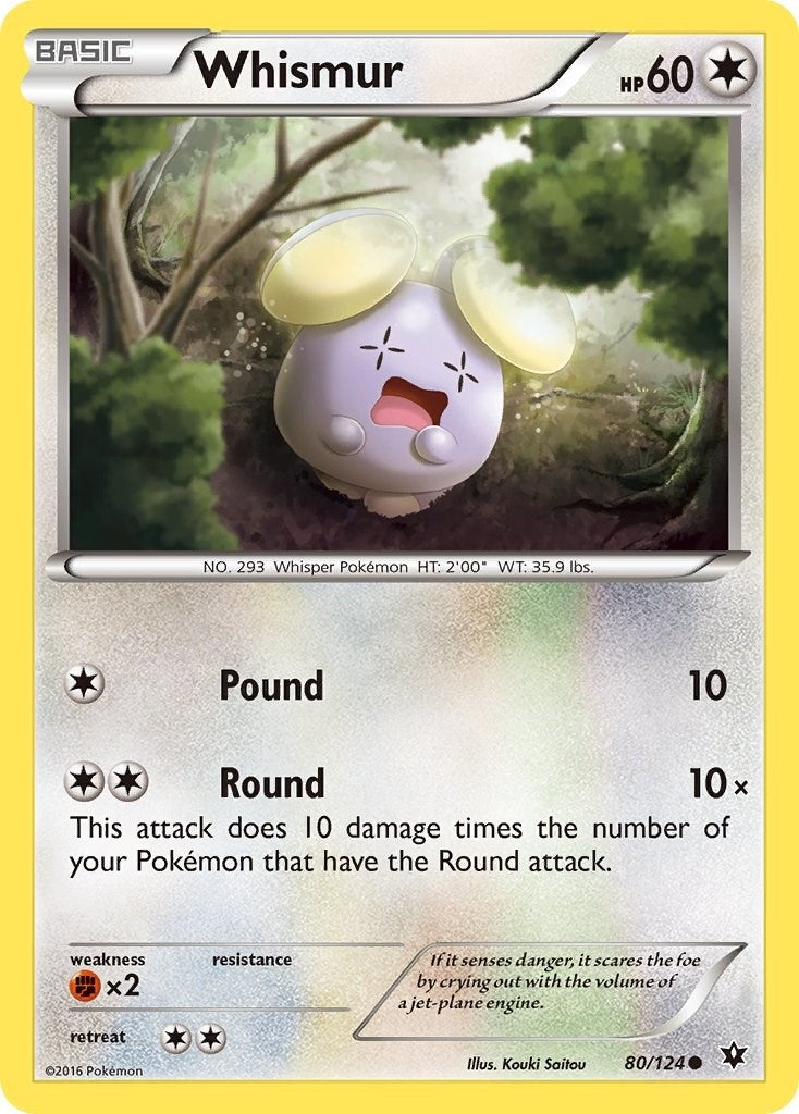 Whismur (80/124) (XY - Fates Collide)