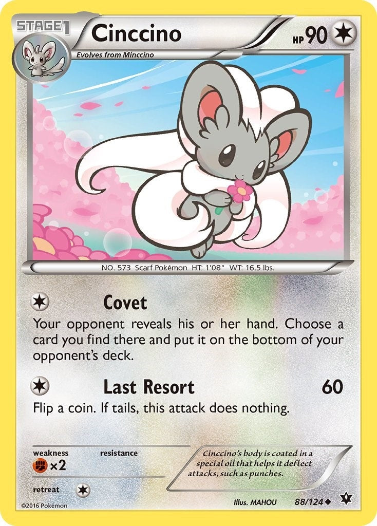 Cinccino (88) (88/124) (XY - Fates Collide)