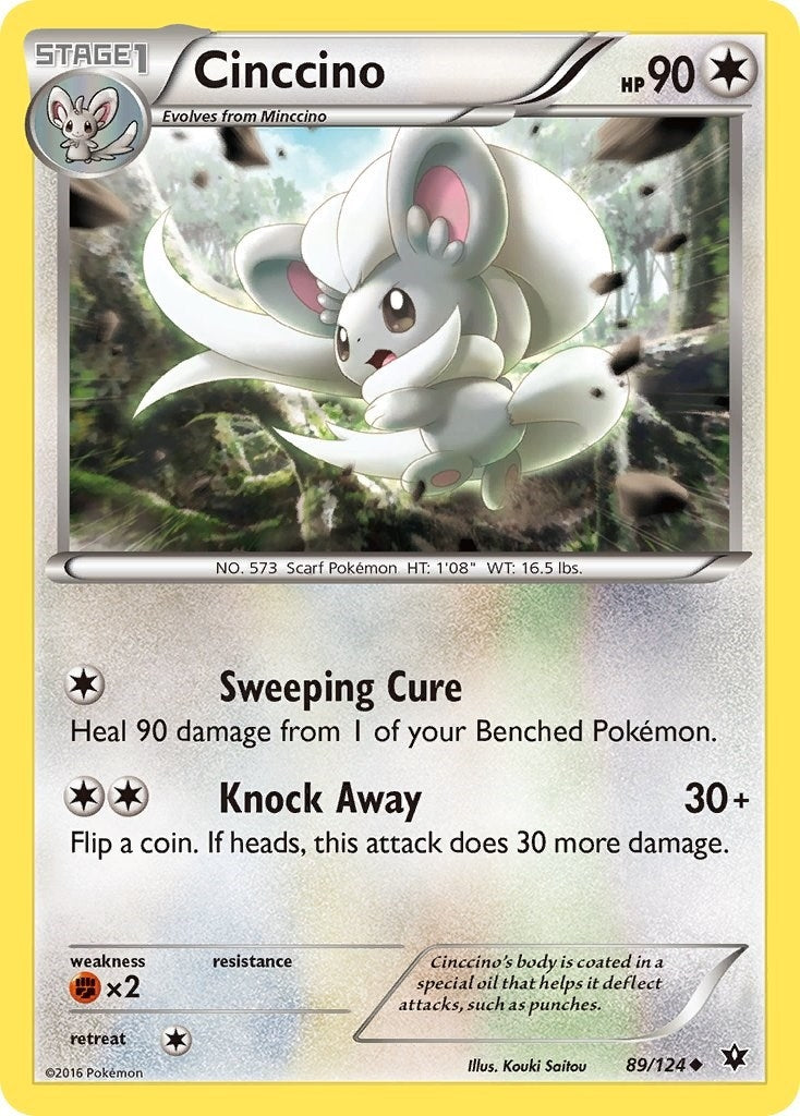 Cinccino (89) (89/124) (XY - Fates Collide)