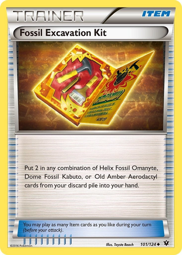 Fossil Excavation Kit (101/124) (XY - Fates Collide)
