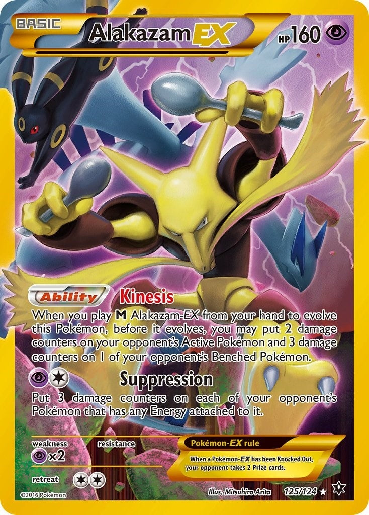 Alakazam EX (Secret) (125/124) (XY - Fates Collide)
