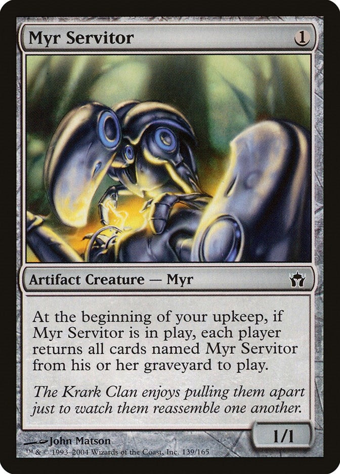 Image for Myr Servitor (139) (Fifth Dawn) (5DN) - Magic: The Gathering