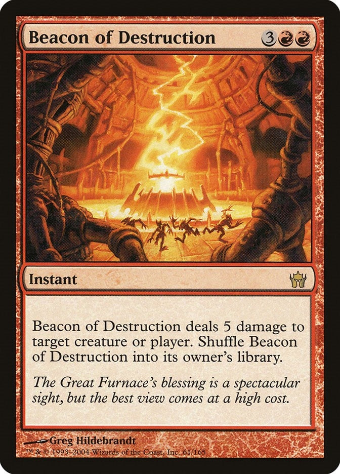 Image for Beacon of Destruction (61) (Fifth Dawn) (5DN) - Magic: The Gathering