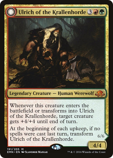 Image for Ulrich of the Krallenhorde (191) (EMN) - Magic: The Gathering