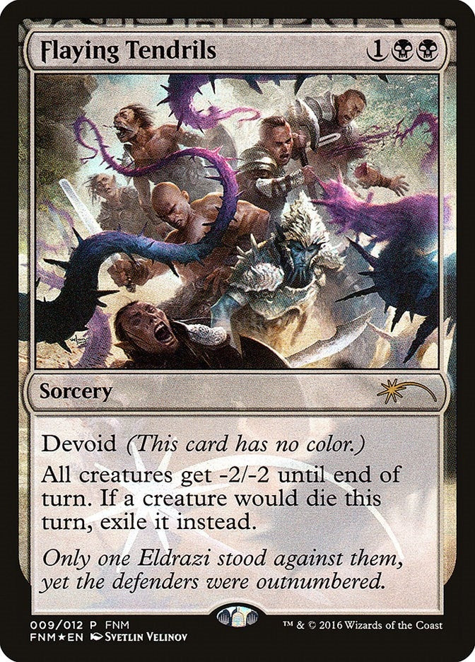 Image for Flaying Tendrils (9) (FNM Promos) - Magic: The Gathering