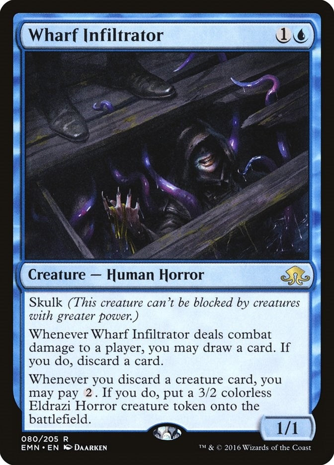 Image for Wharf Infiltrator (80) (Eldritch Moon) (EMN) - Magic: The Gathering