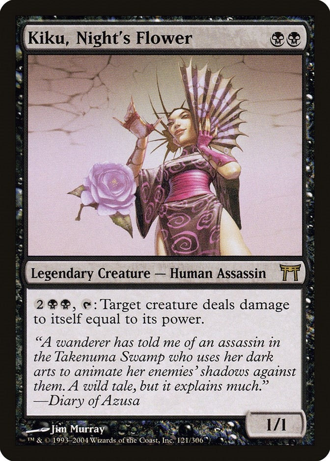Kiku, Night's Flower (121) (Champions of Kamigawa)
