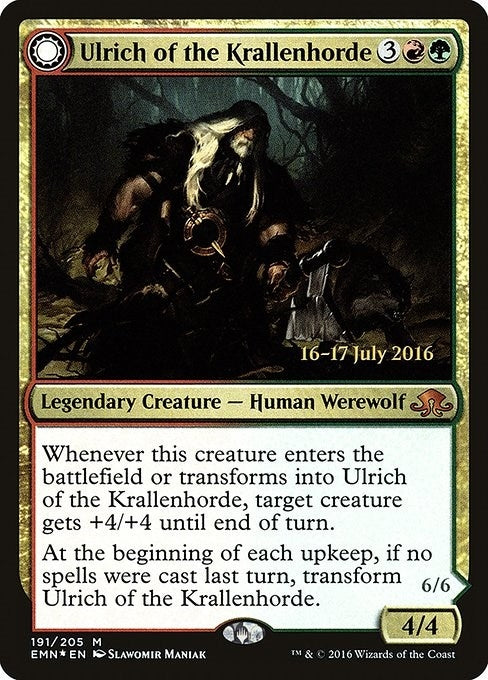 Image for Ulrich of the Krallenhorde (191) (PRE) - Magic: The Gathering