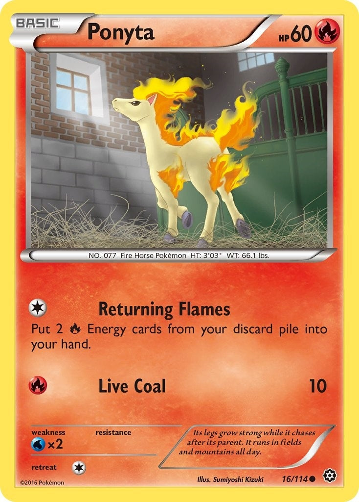 Ponyta (16/114) (XY - Steam Siege)