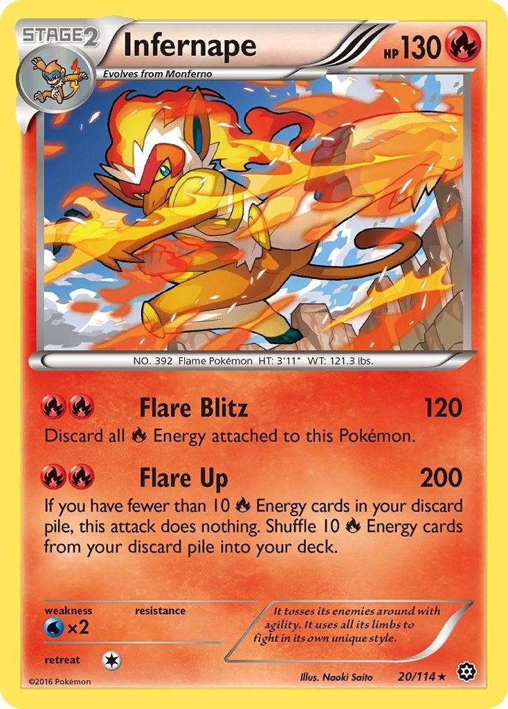 Infernape (20/114) (XY - Steam Siege)