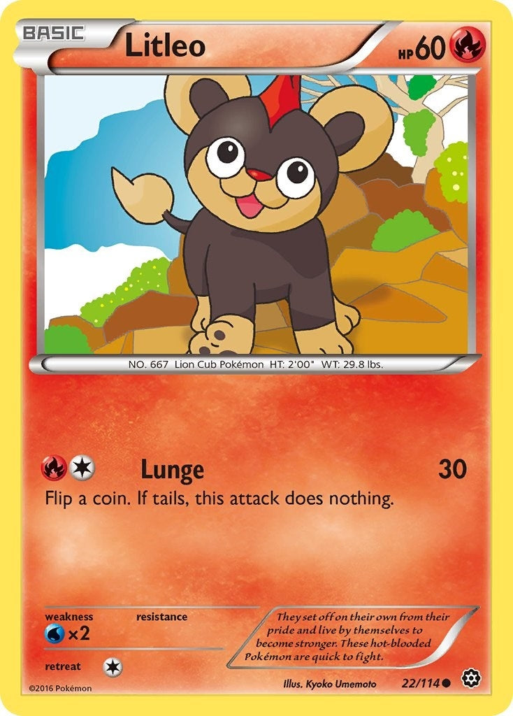 Litleo (22/114) (XY - Steam Siege)