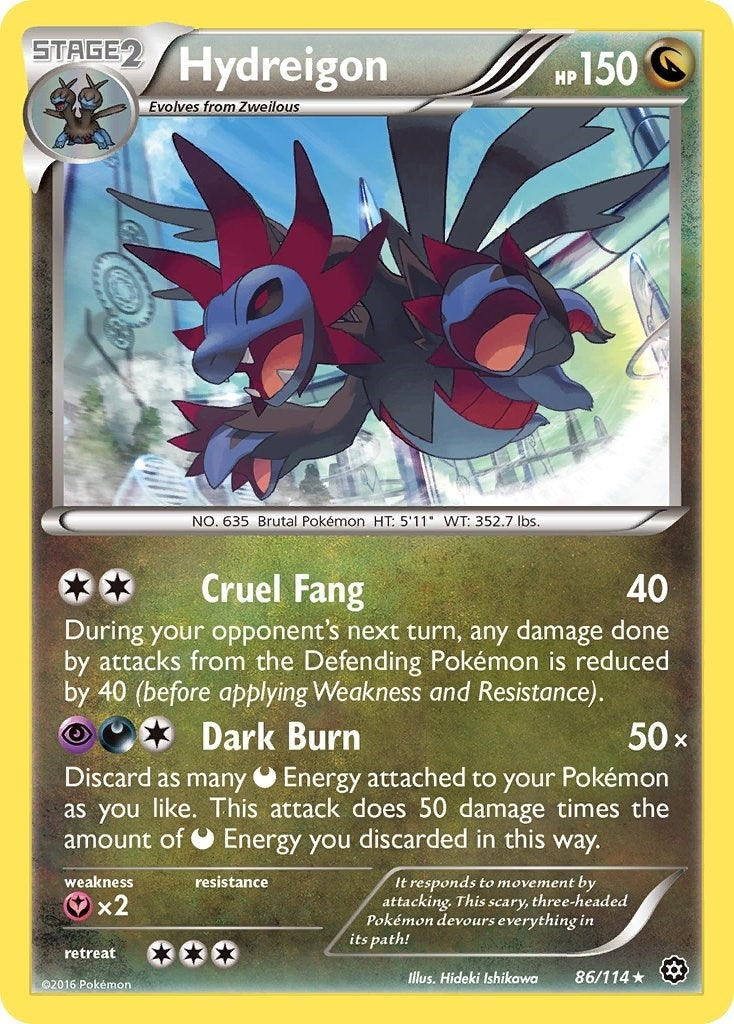 Hydreigon (86/114) (XY - Steam Siege)