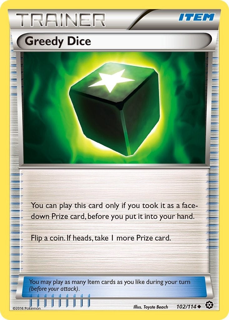 Greedy Dice (102/114) (XY - Steam Siege)