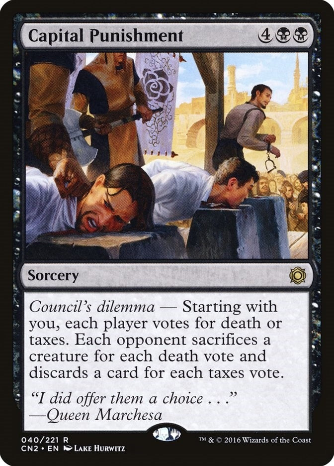 Image for Capital Punishment (40) (Conspiracy: Take the Crown) (CN2) - Magic: The Gathering