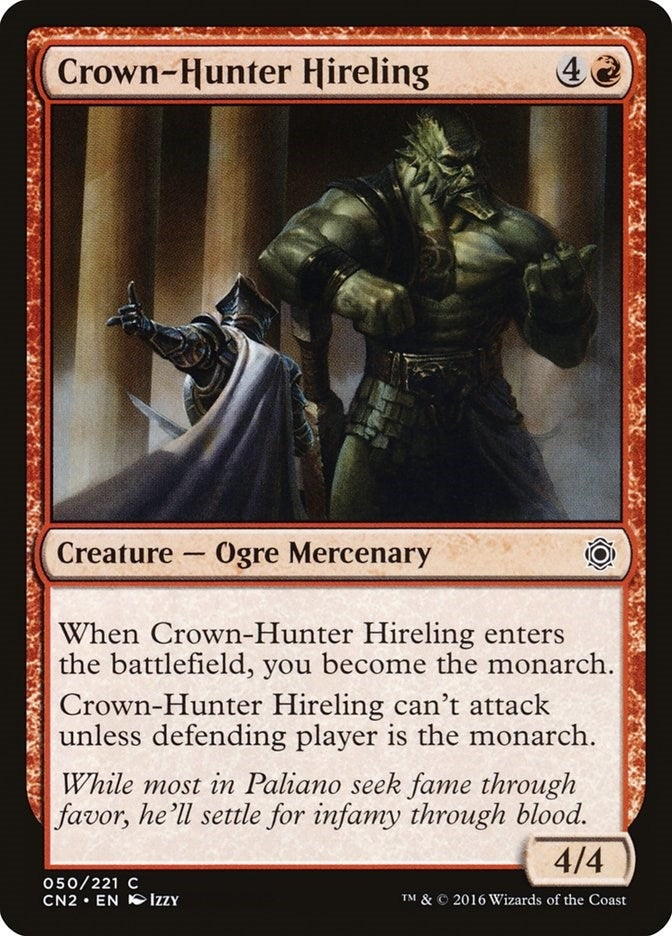 Image for Crown-Hunter Hireling (50) (Conspiracy: Take the Crown) (CN2) - Magic: The Gathering