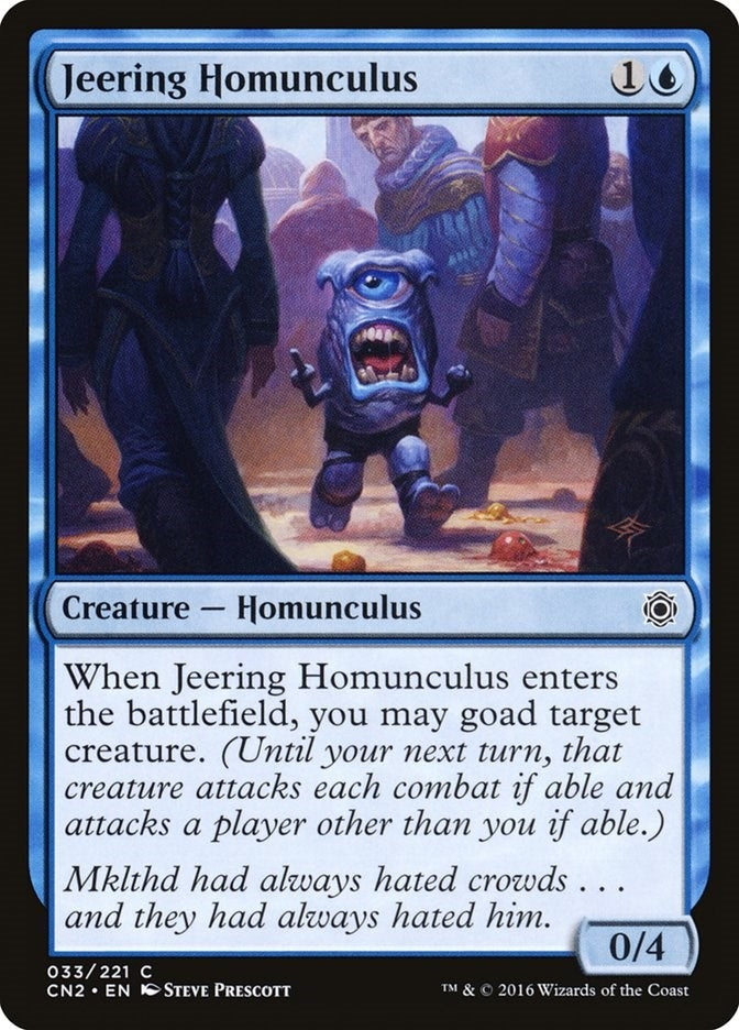 Image for Jeering Homunculus (33) (Conspiracy: Take the Crown) (CN2) - Magic: The Gathering