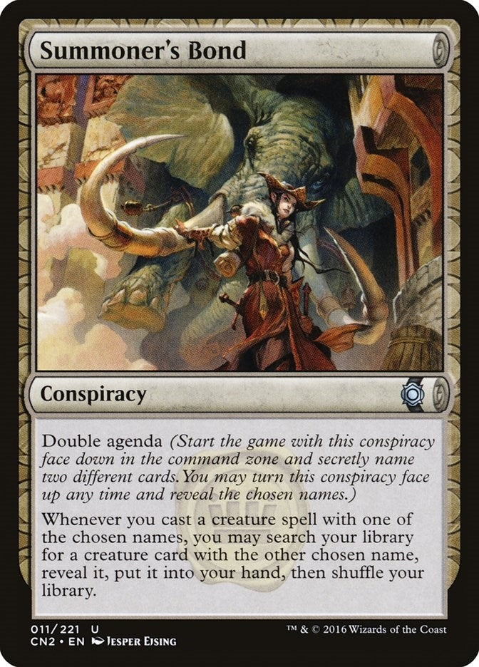 Image for Summoner's Bond (11) (Conspiracy: Take the Crown) (CN2) - Magic: The Gathering