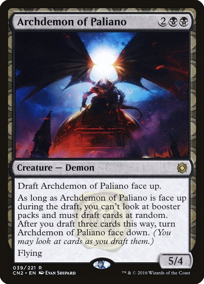 Image for Archdemon of Paliano (39) (Conspiracy: Take the Crown) (CN2) - Magic: The Gathering