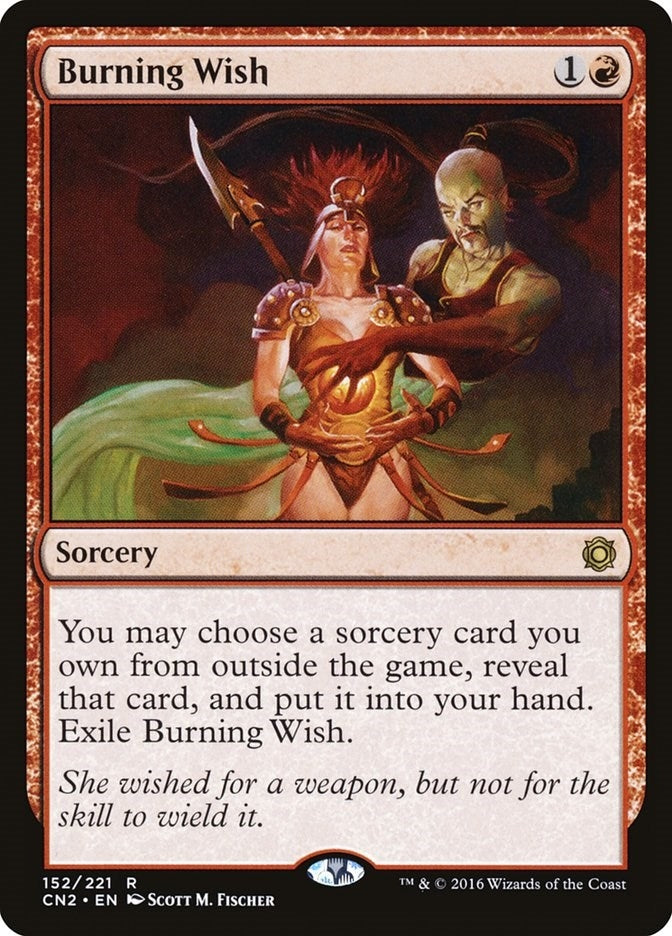 Image for Burning Wish (152) (Conspiracy: Take the Crown) (CN2) - Magic: The Gathering