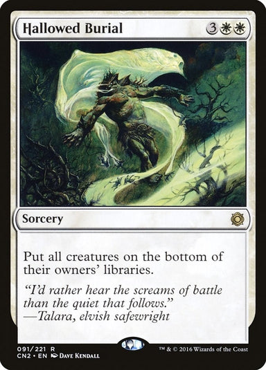 Image for Hallowed Burial (91) (Conspiracy: Take the Crown) (CN2) - Magic: The Gathering