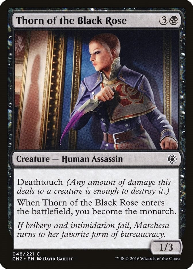 Image for Thorn of the Black Rose (48) (Conspiracy: Take the Crown) (CN2) - Magic: The Gathering