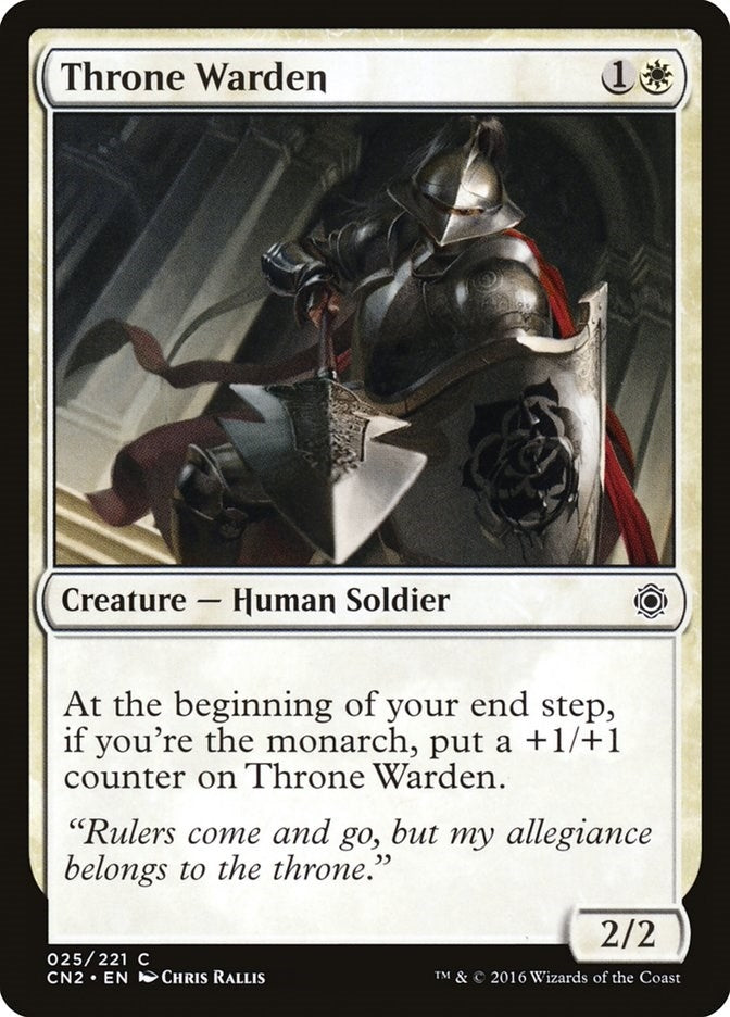 Image for Throne Warden (25) (Conspiracy: Take the Crown) (CN2) - Magic: The Gathering
