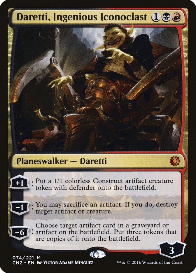 Image for Daretti, Ingenious Iconoclast (74) (Conspiracy: Take the Crown) (CN2) - Magic: The Gathering
