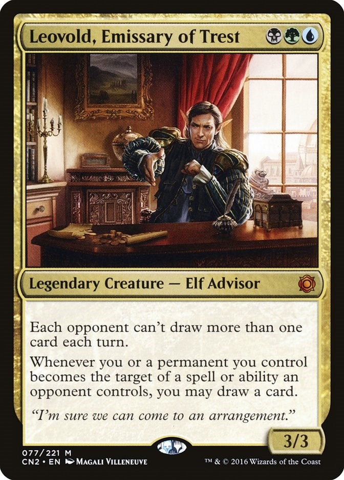 Image for Leovold, Emissary of Trest (77) (Conspiracy: Take the Crown) (CN2) - Magic: The Gathering