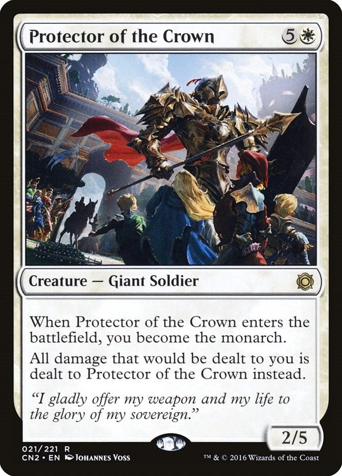 Image for Protector of the Crown (21) (Conspiracy: Take the Crown) (CN2) - Magic: The Gathering