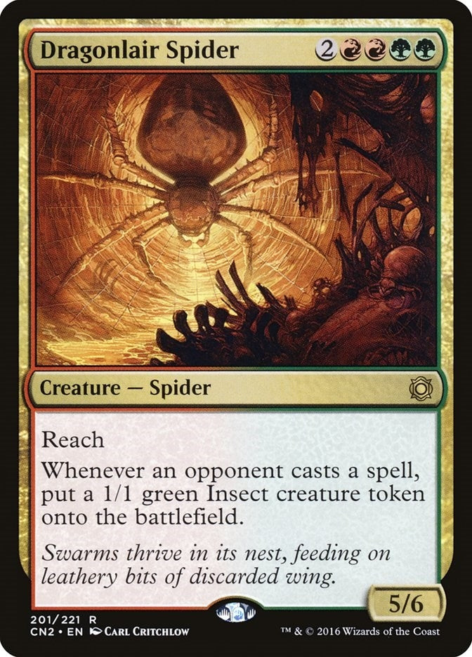 Image for Dragonlair Spider (201) (Conspiracy: Take the Crown) (CN2) - Magic: The Gathering