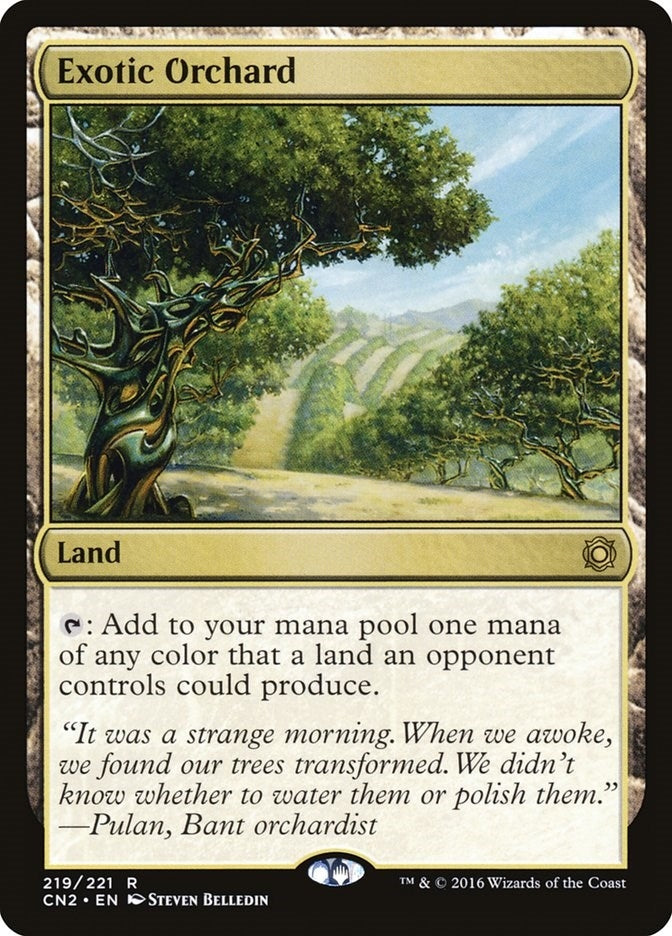 Image for Exotic Orchard (219) (Conspiracy: Take the Crown) (CN2) - Magic: The Gathering