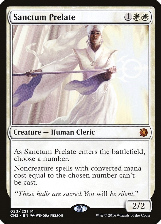 Image for Sanctum Prelate (23) (Conspiracy: Take the Crown) (CN2) - Magic: The Gathering