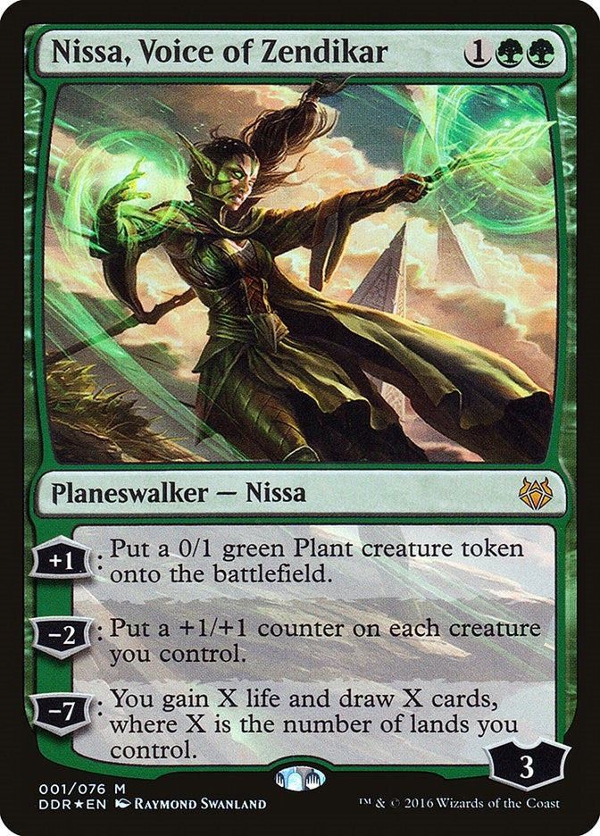Image for Nissa, Voice of Zendikar (1) (DDR) - Magic: The Gathering